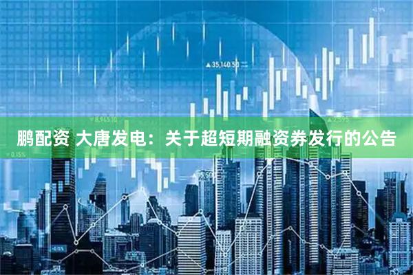 鹏配资 大唐发电：关于超短期融资券发行的公告